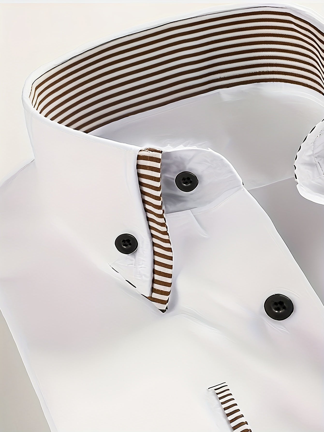 Mens Formal Classic Style Pointed Collar Button-Up Front Regular Fit Shirt