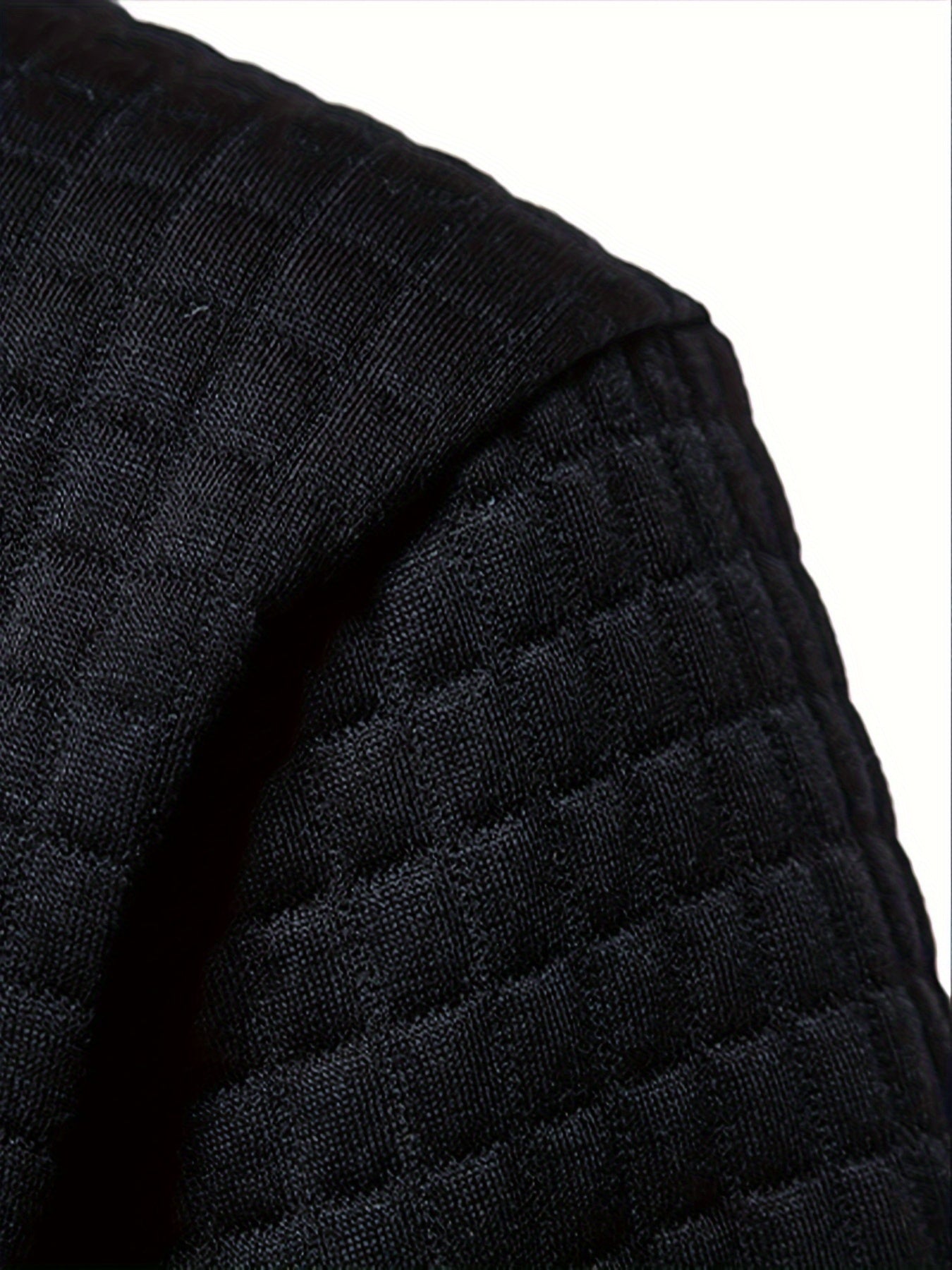 Mens Casual Letter Print Slim Fit Waffle Knit Pullover Hooded Swearshirt