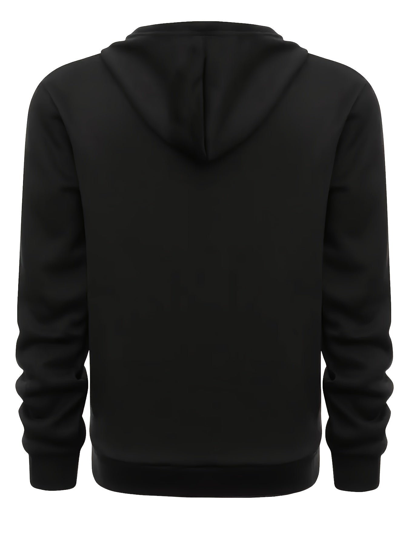 Mens Casual Long Sleeve Solid Colour 1/4 Zip Hooded Sweatshirt