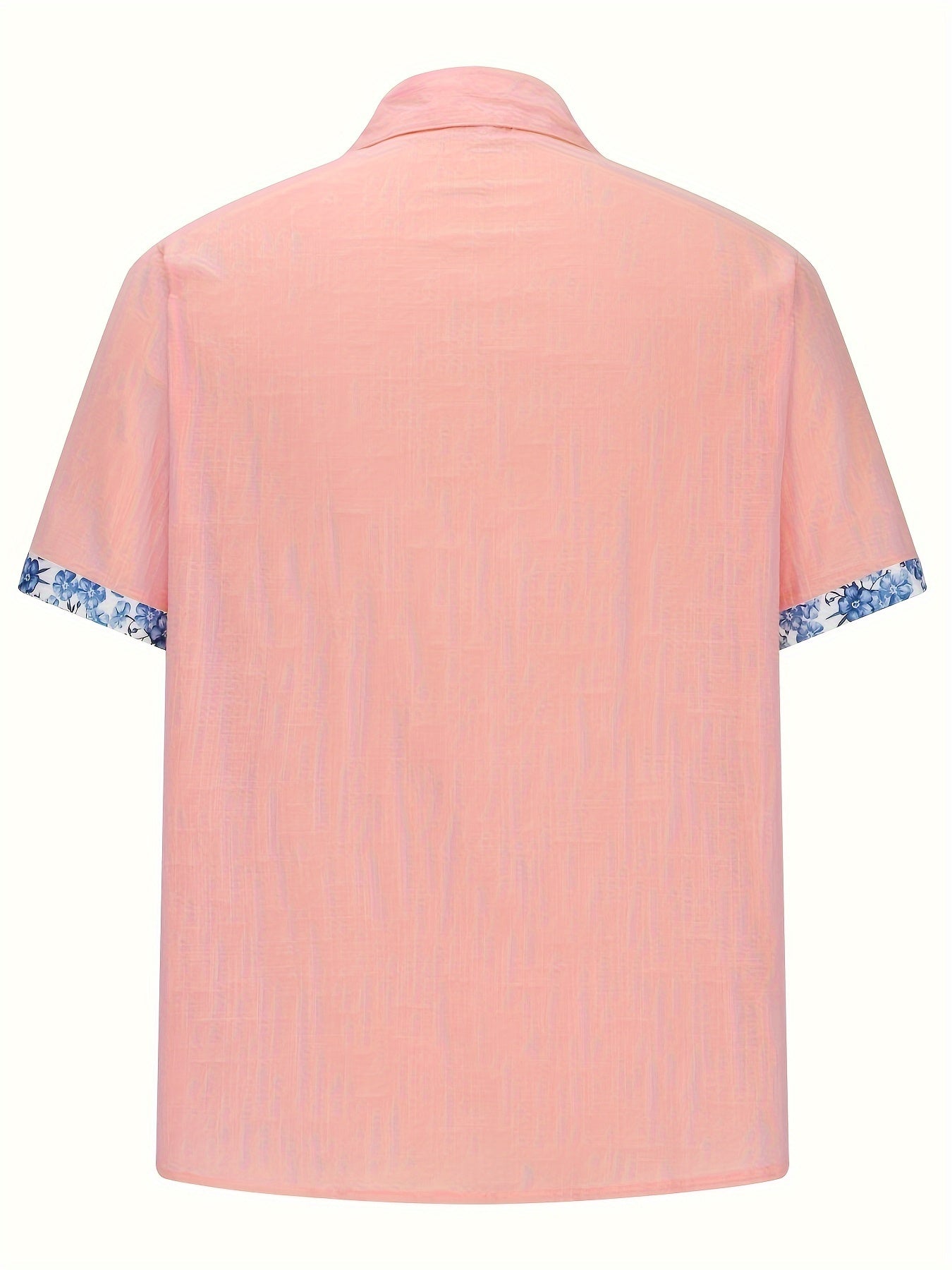 Mens Casual Classic Button-Up Breathable Regular Fit Short Sleeve Shirt