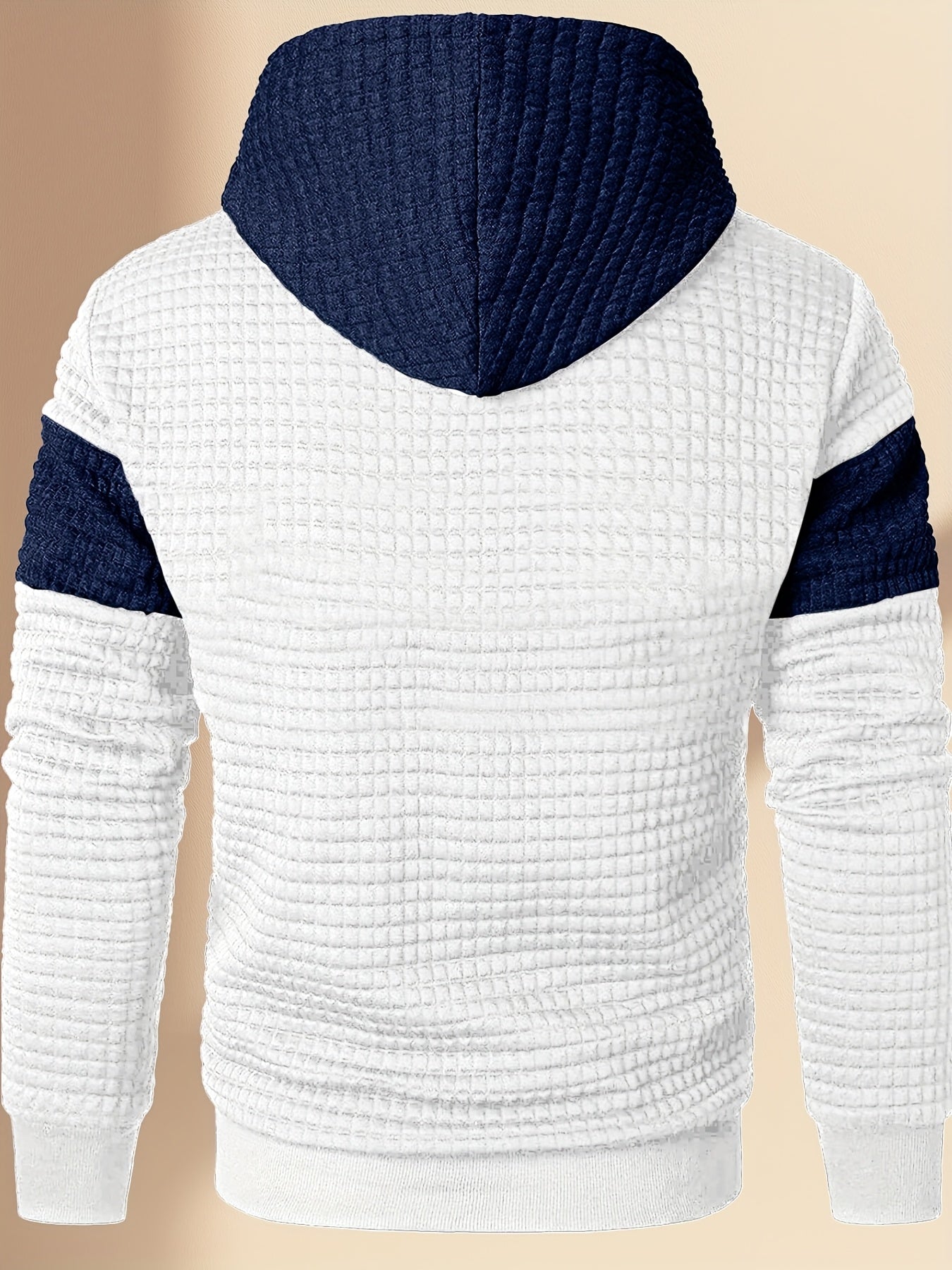 Mens Athletic Casual Long Sleeve Letter Print Hooded Sweatshirt