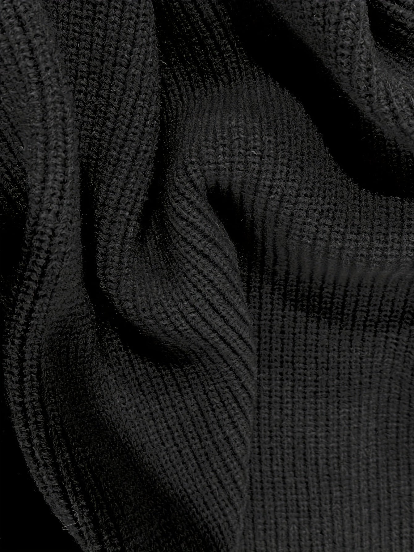 Mens Casual Stand Collar Loose Fit Open Front Sweater Cardigan