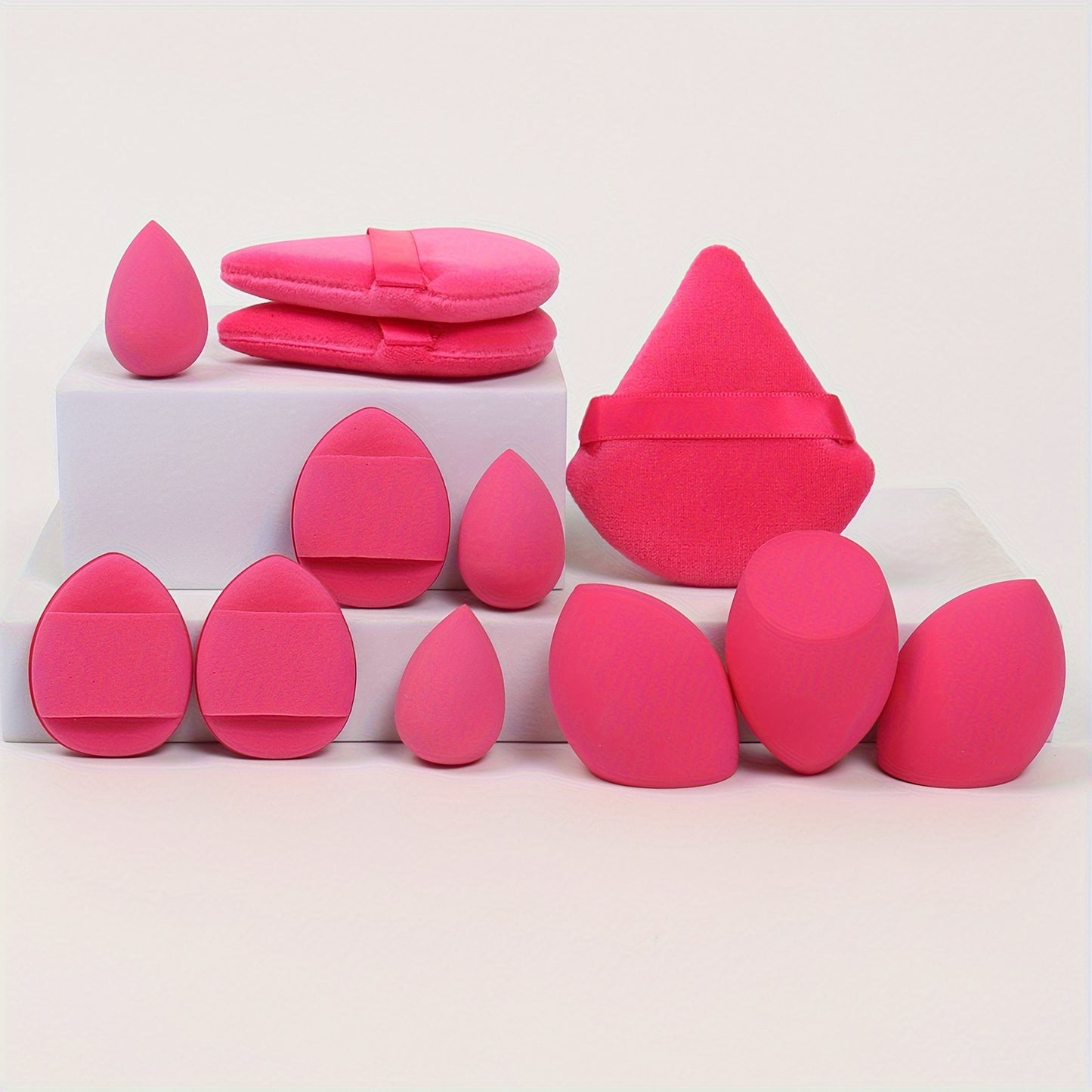 12 Piece All Purpose Makeup Beauty Blend Sponge Puff Set