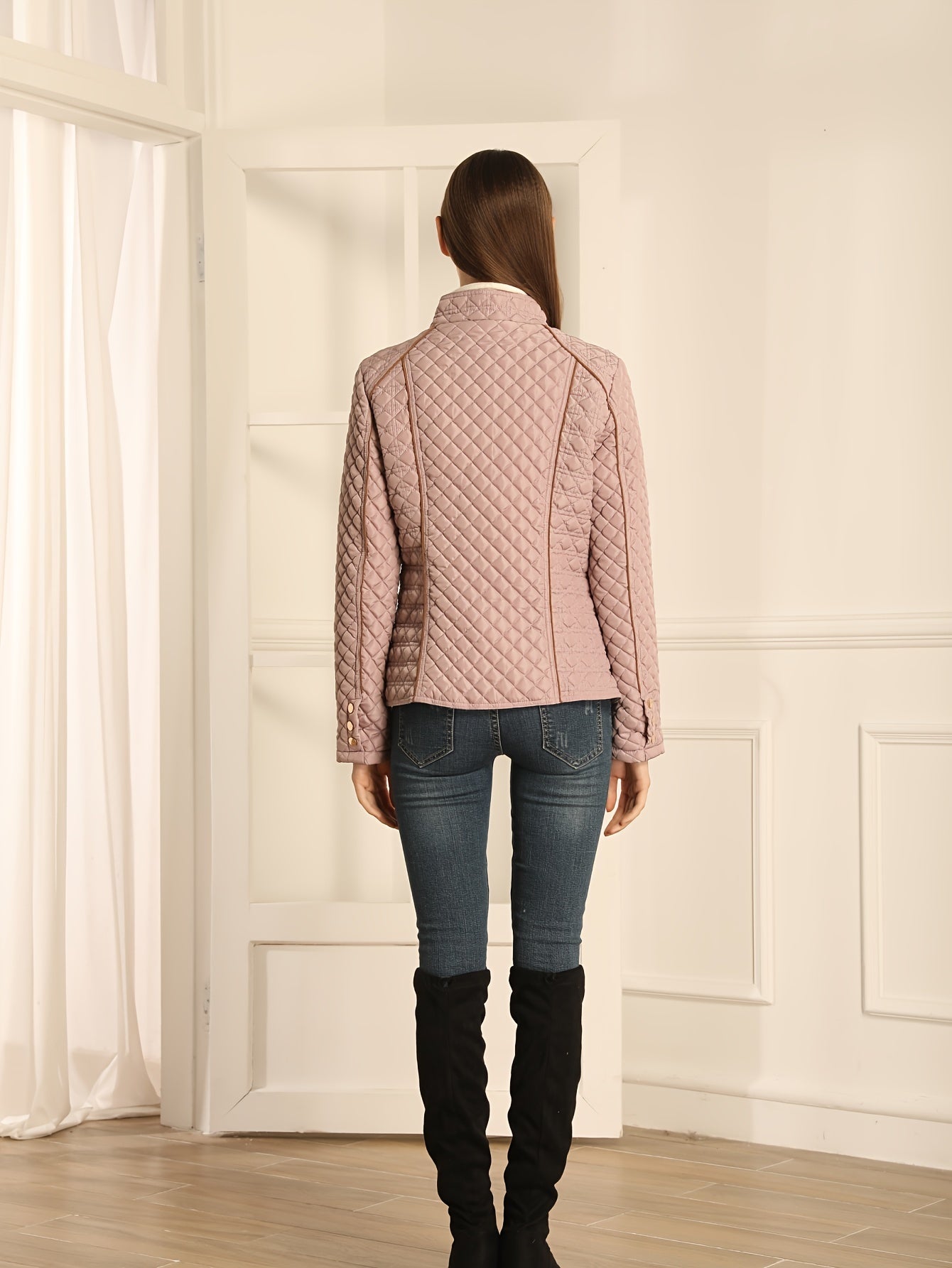 Womens Casual Warm Lightweight Jacket