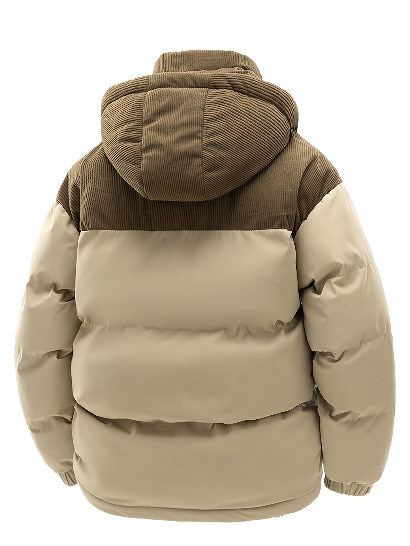 Mens Winter Hooded Thickened Warm Outdoor Jacket