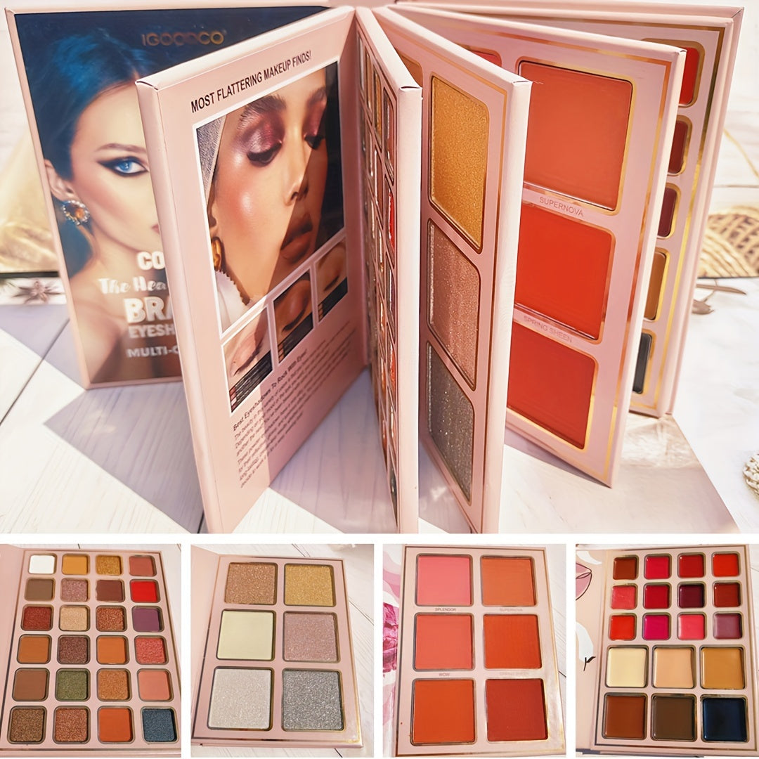 78 Colour 5 Folding Multi-Functional Intergrated Womens Face Palette