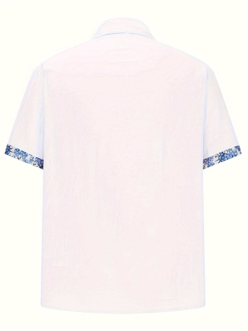 Mens Casual Classic Button-Up Breathable Regular Fit Short Sleeve Shirt