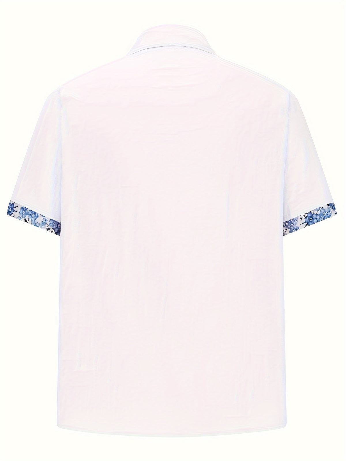 Mens Casual Classic Button-Up Breathable Regular Fit Short Sleeve Shirt