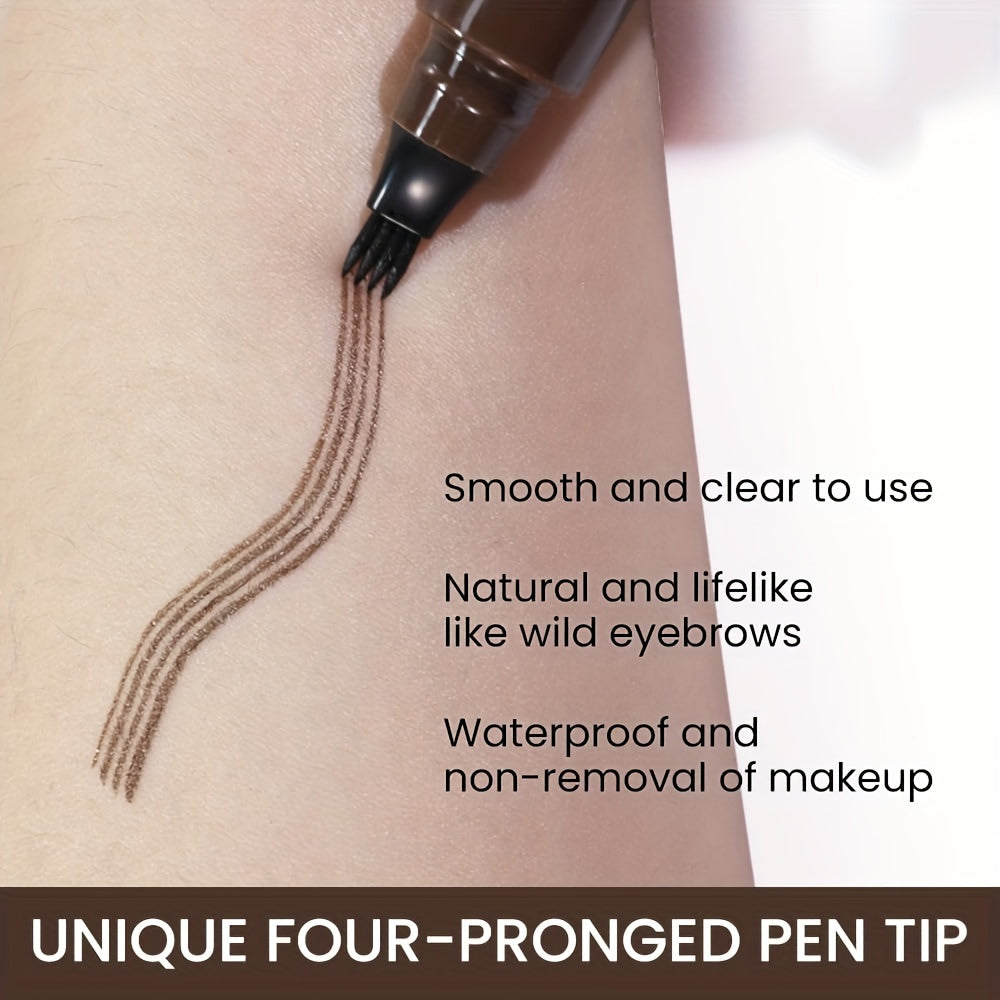 4-Tip Precise Fine Stroke Long Lasting Magic Eyebrow Pencil