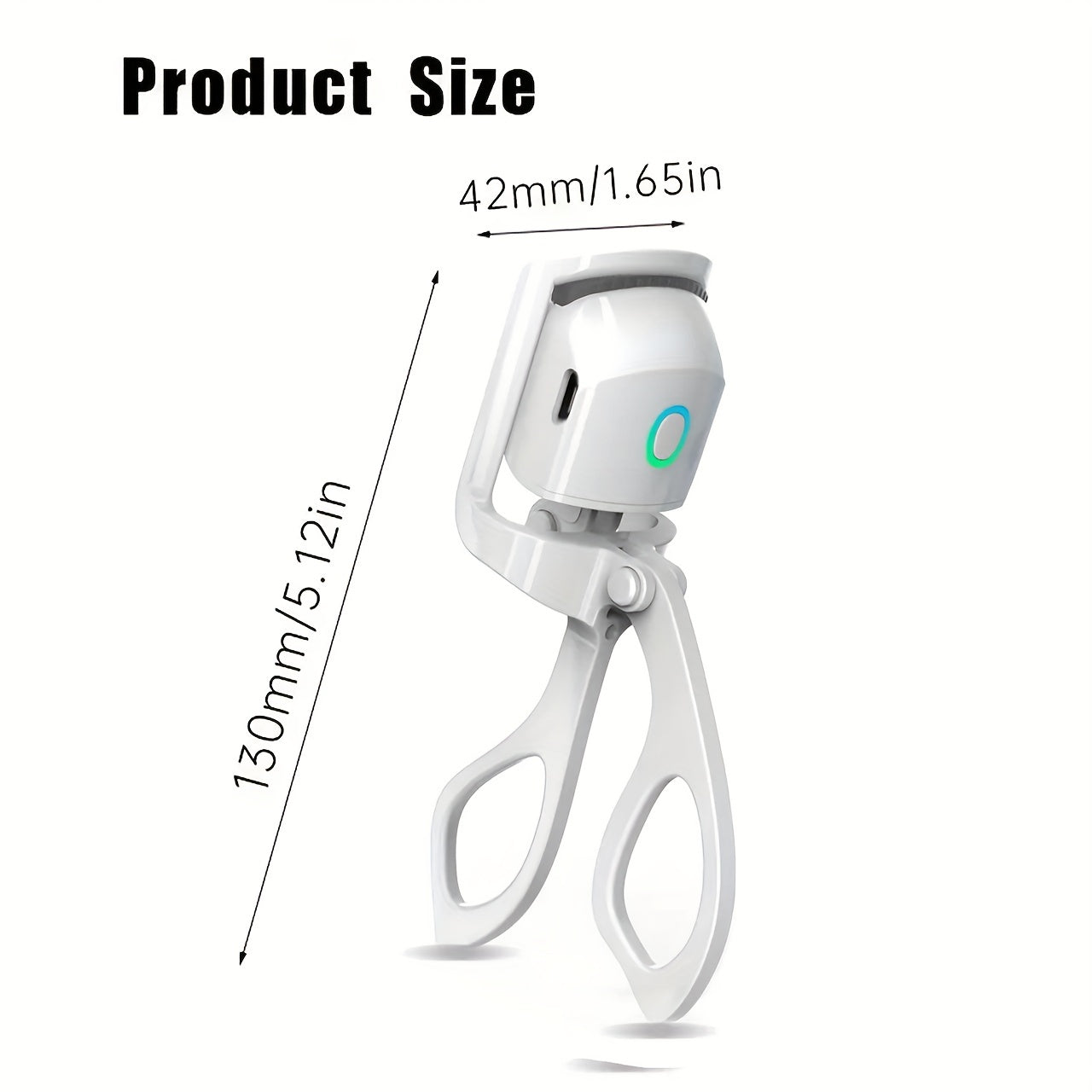 Long Lasting ABS Electric Clip Eyelash Curler