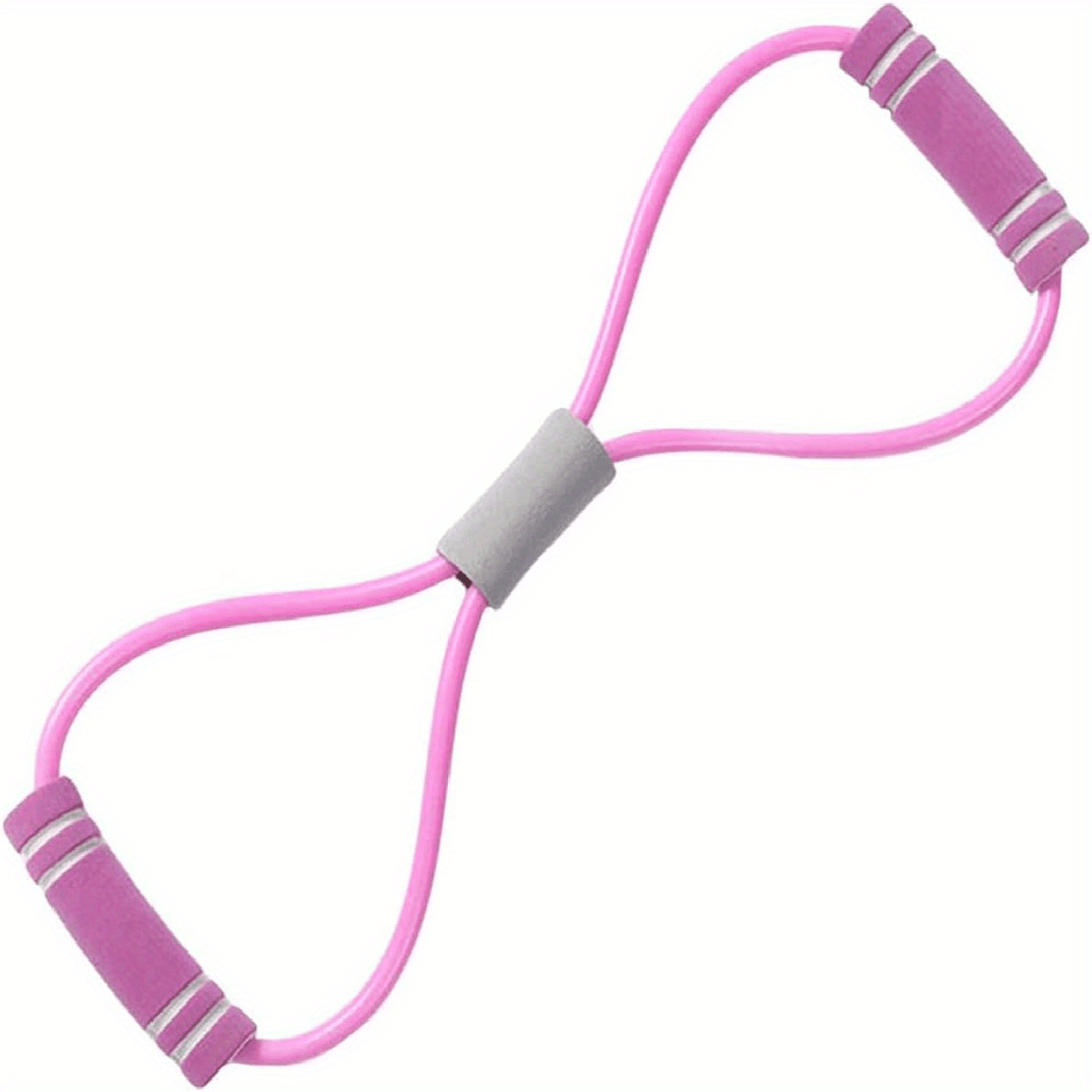 8-shaped Tension Belt With Handles, Elastic Yoga Resistance Band, Chest Expansion Belt For Arm & Leg Stretching, Workout, Yoga, Pilates, Suitable For Beginner