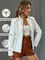 Womens Casual Warm Lightweight Jacket