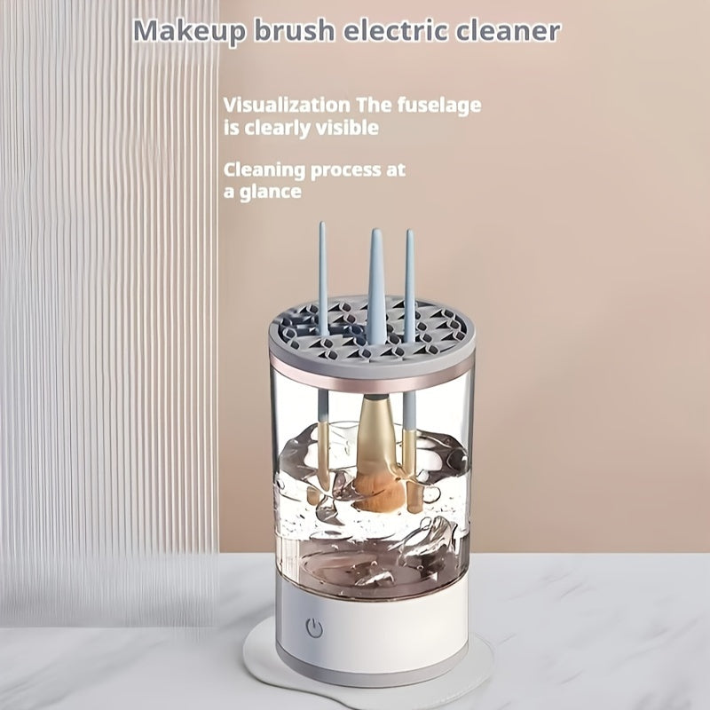 USB-Powered Makeup Brush Cleaner - Battery-Free Odourless Essential Beauty Tool