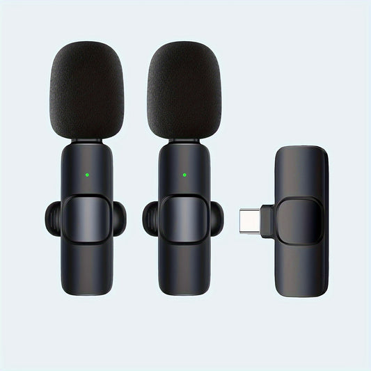 Wireless Omnidirectional Condenser Microphone For Smartphones And Laptops