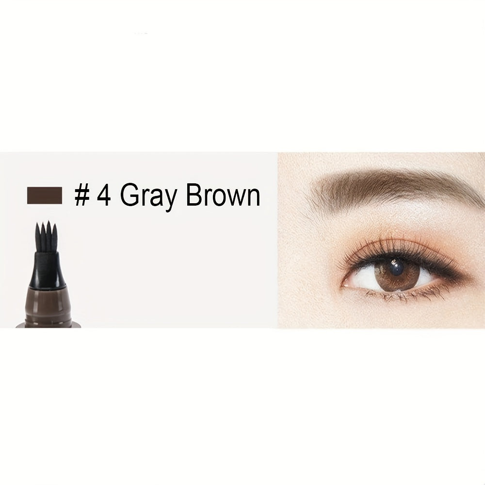 4-Tip Precise Fine Stroke Long Lasting Magic Eyebrow Pencil