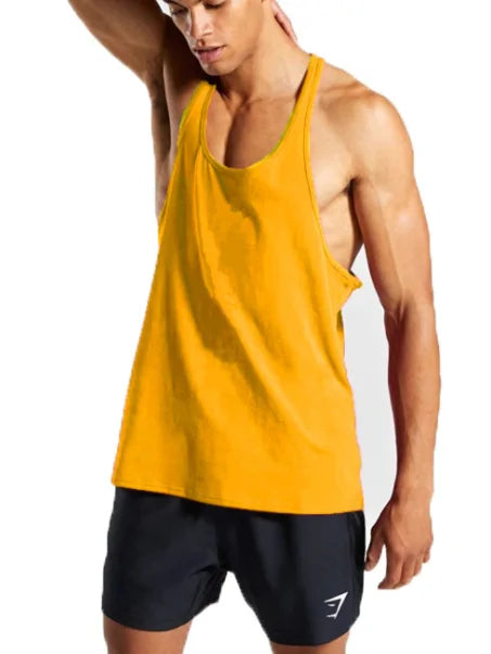 Mens Athletic Printed Gym Workout Bodybuilding Tank Top