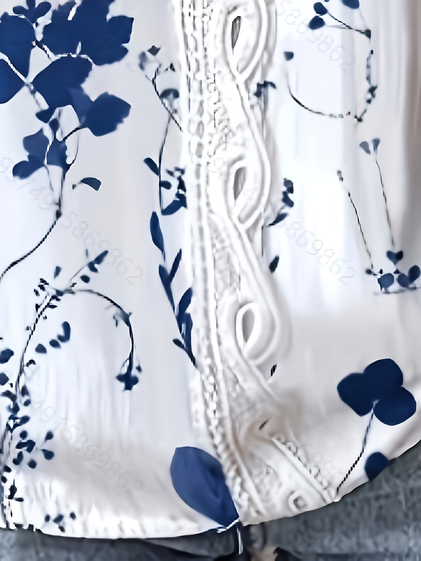 Womens Lace Patchwork Casual Floral Print Summer Top