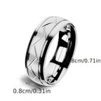 Mens Classic Stainless Steel Ring