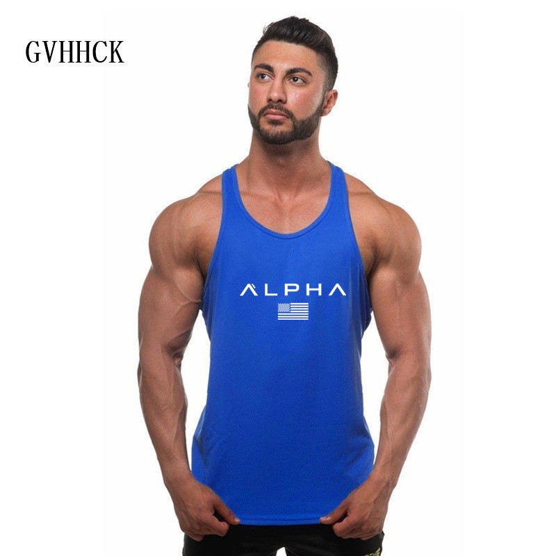 Mens Sports Gym Breathable Training Tank Top