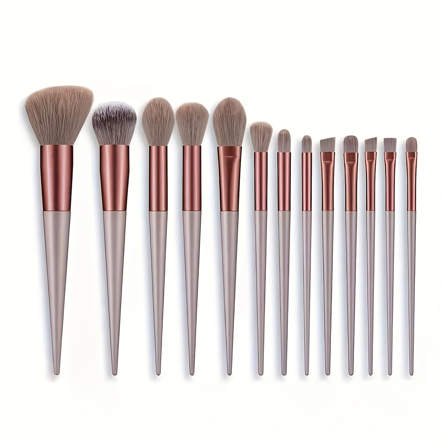 Luxury 13pcs Makeup Brush Set Soft Synthetic Bristles With Travel Bag