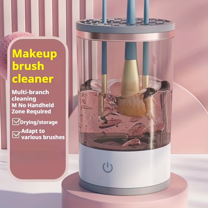 USB-Powered Makeup Brush Cleaner - Battery-Free Odourless Essential Beauty Tool