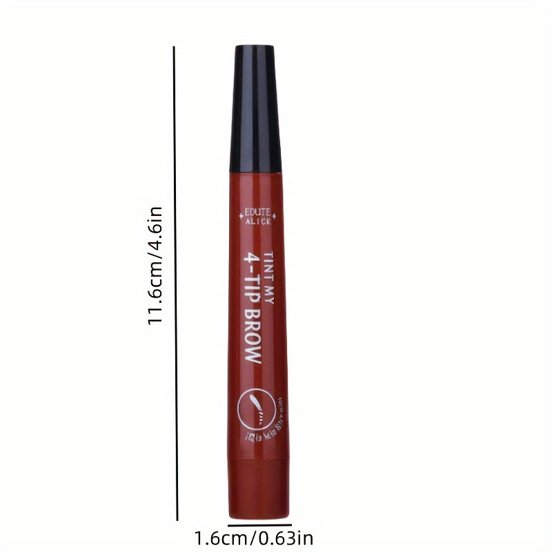 4-Tip Precise Fine Stroke Long Lasting Magic Eyebrow Pencil