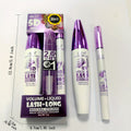 Quick Drying Waterproof Long Lasting 2-in-1 Mascara And Eyeliner Set, Extreme Lashes With Silicone Brush