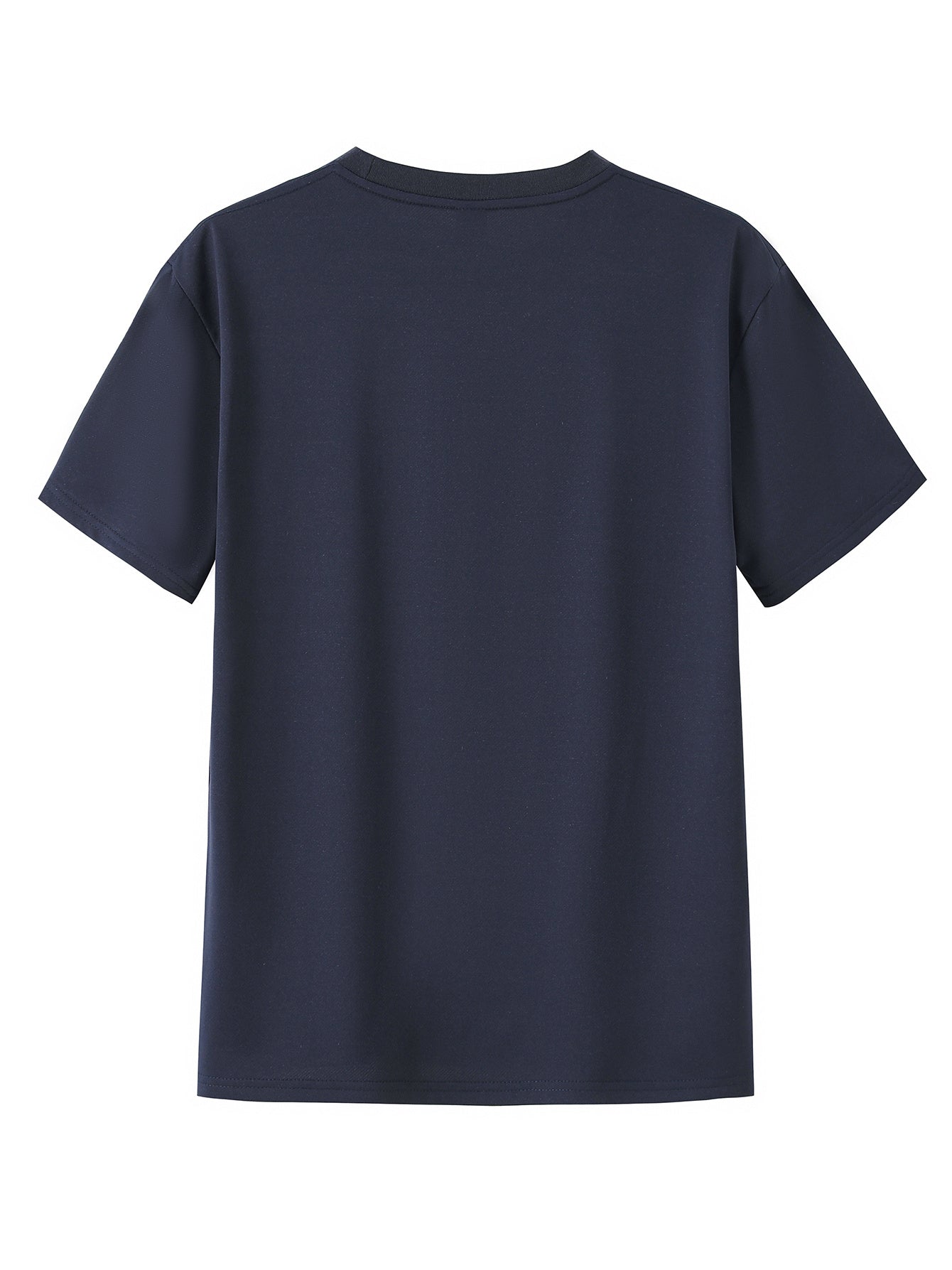 Mens Barbour Casual Round Neck Slightly Stretchy Rib-Knit Collar Letter Print Tshirt