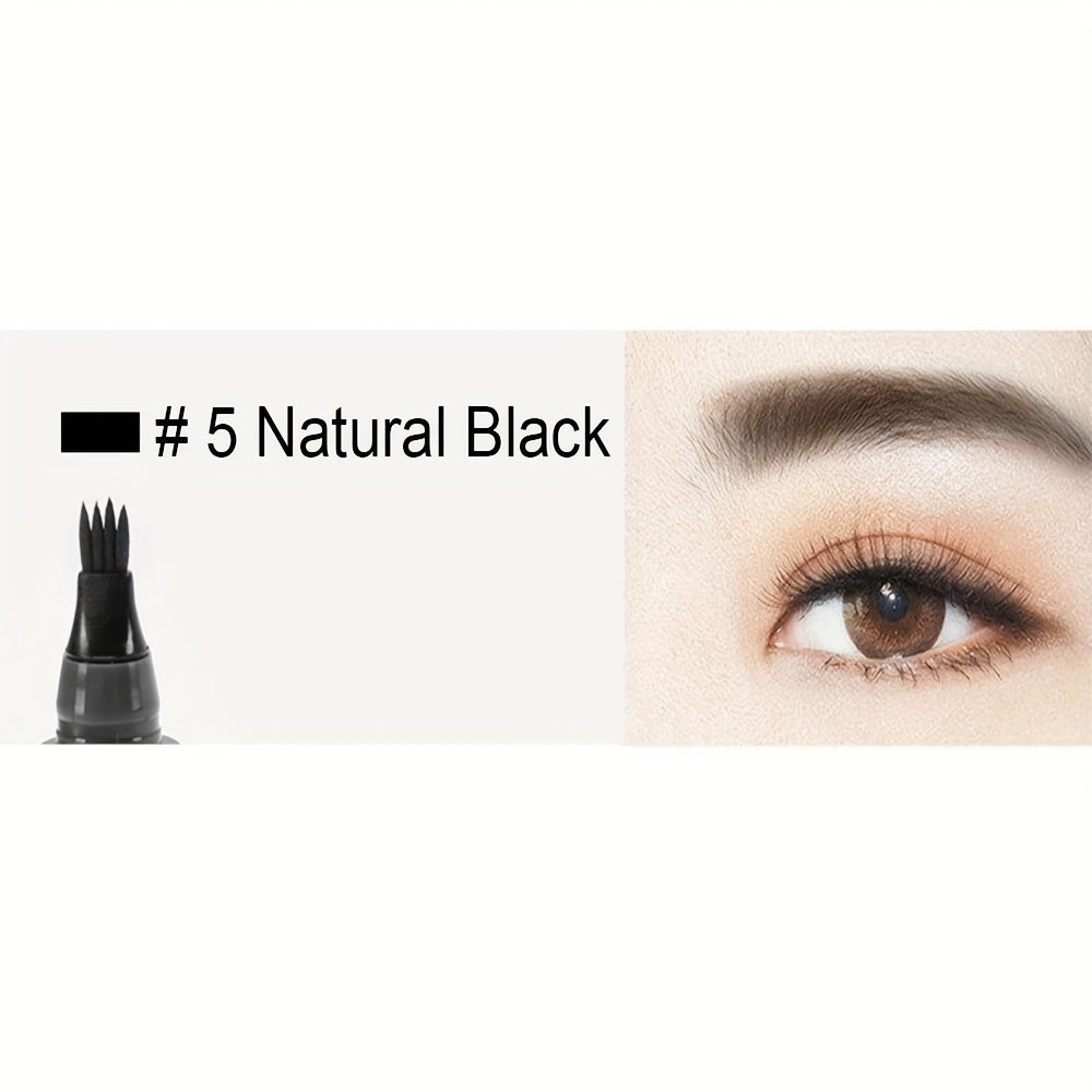 4-Tip Precise Fine Stroke Long Lasting Magic Eyebrow Pencil