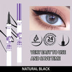 Quick Drying Waterproof Long Lasting 2-in-1 Mascara And Eyeliner Set, Extreme Lashes With Silicone Brush