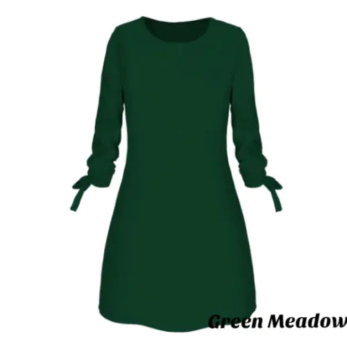 Womens Elegant Summer Solid Colour Dress