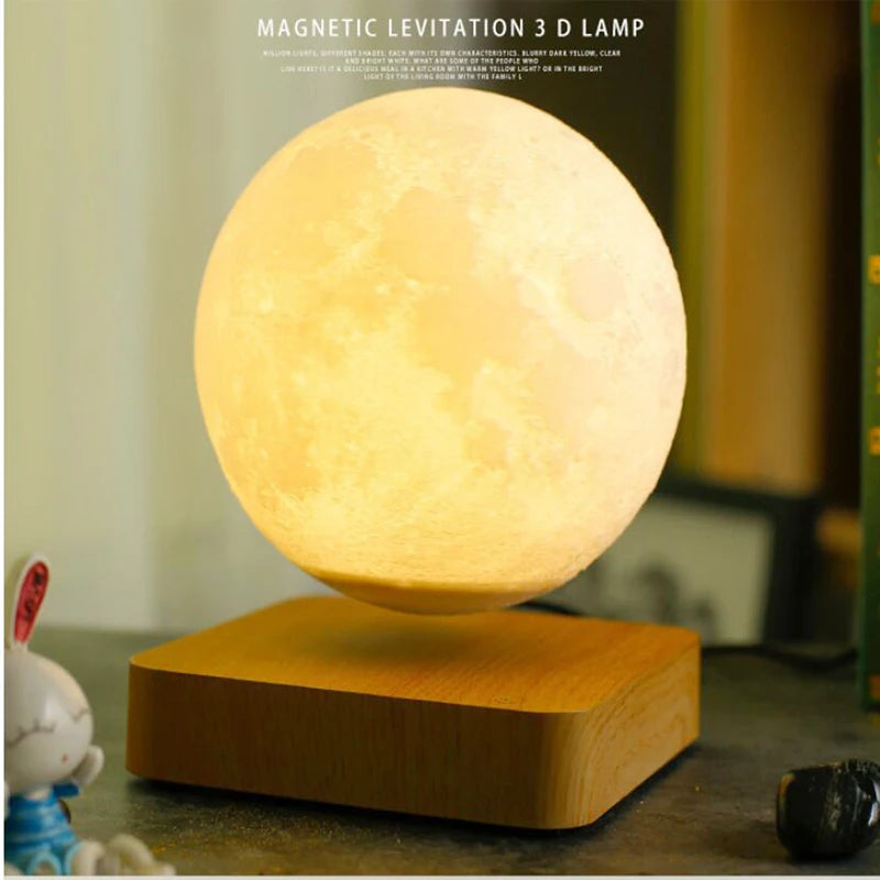 Magnetic Touch Night Light Levitating Moon Lamp