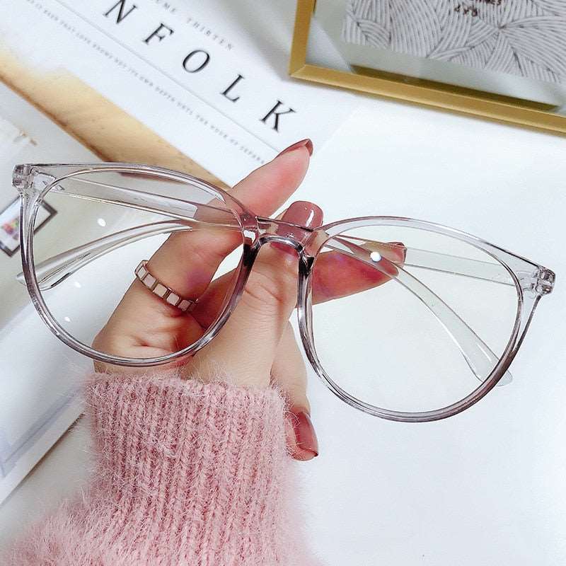 Anti Blue Light Round Eyewear Blocking Glasses Optical Spectacles