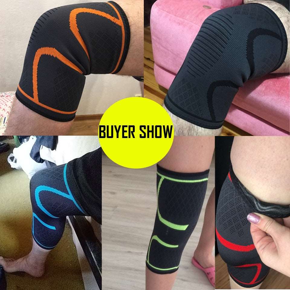 1PCS Fitness Knee Support Braces Elastic Nylon Sport Compression Knee Pad