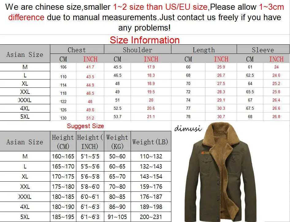 Mens Military Fleece Warm Fur Collar Army Tactical Jacket