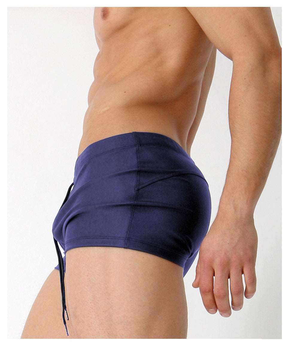 Mens Brazilian Classic Cut Summer Swimming Trunks