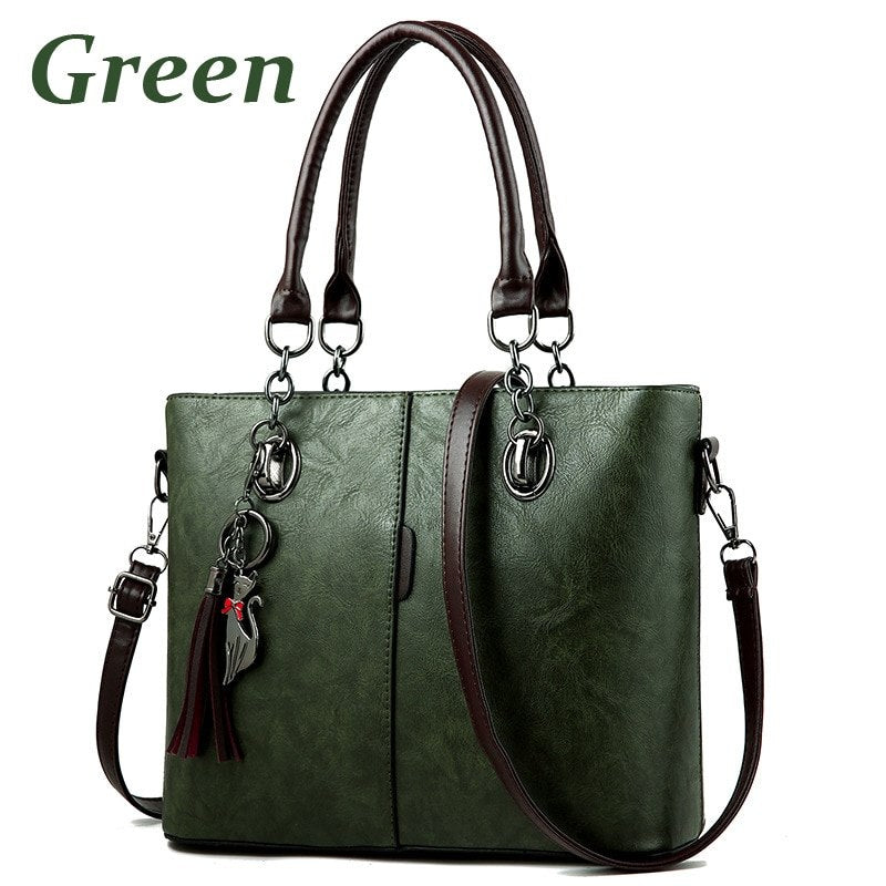 Womens Luxury Crossbody Solid Shoulder Bag