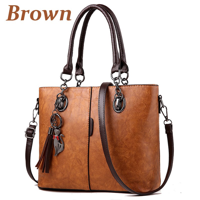 Womens Luxury Crossbody Solid Shoulder Bag