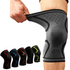 1PCS Fitness Knee Support Braces Elastic Nylon Sport Compression Knee Pad