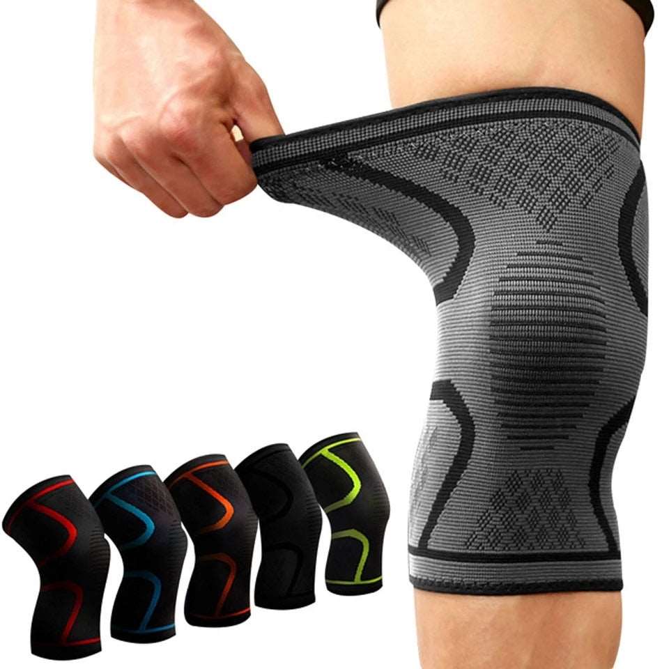 1PCS Fitness Knee Support Braces Elastic Nylon Sport Compression Knee Pad