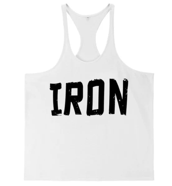 Mens Athletic Printed Gym Workout Bodybuilding Tank Top