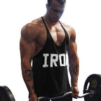 Mens Athletic Printed Gym Workout Bodybuilding Tank Top