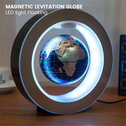 LED Rotating World Map Magnetic Levitation Globe Lamp