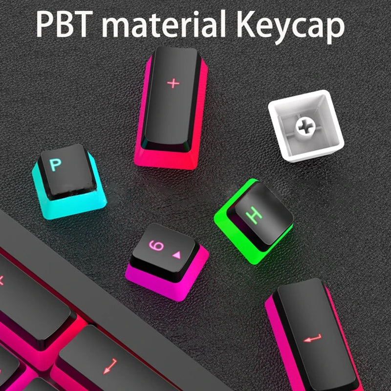 Mechanical Keyboard Backlit Pudding Keycaps for GMK87 GMK81 GMK67 K617  M87 129 Keys