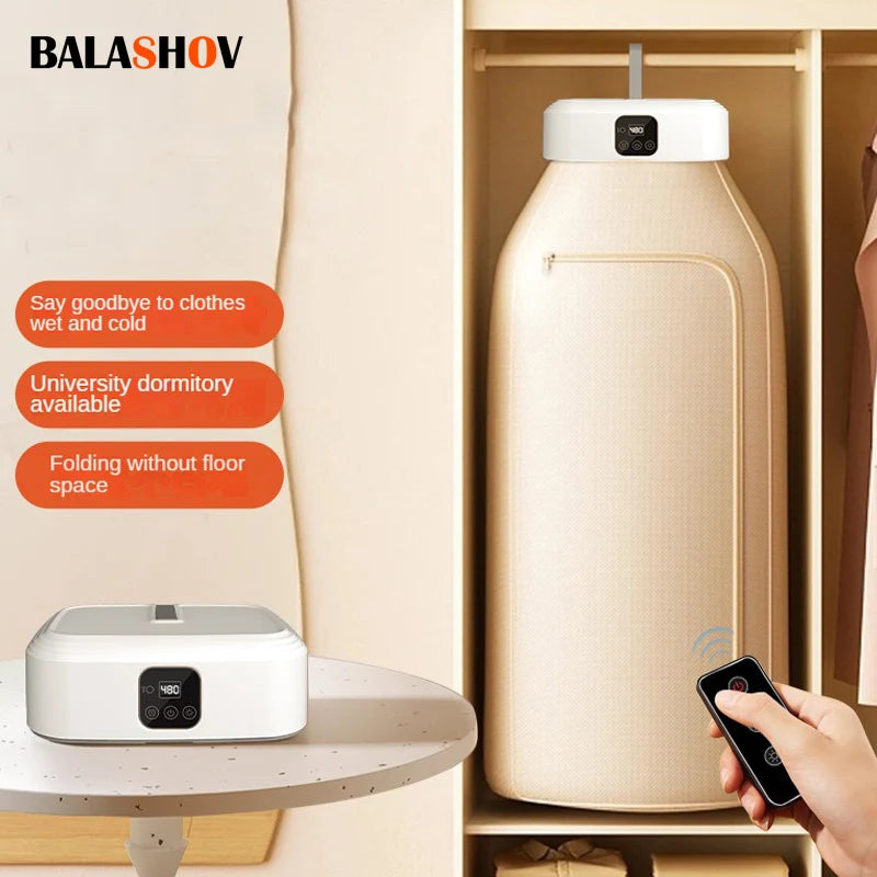 Multifunctional Remote Control Electric Clothes Laundry Dryer