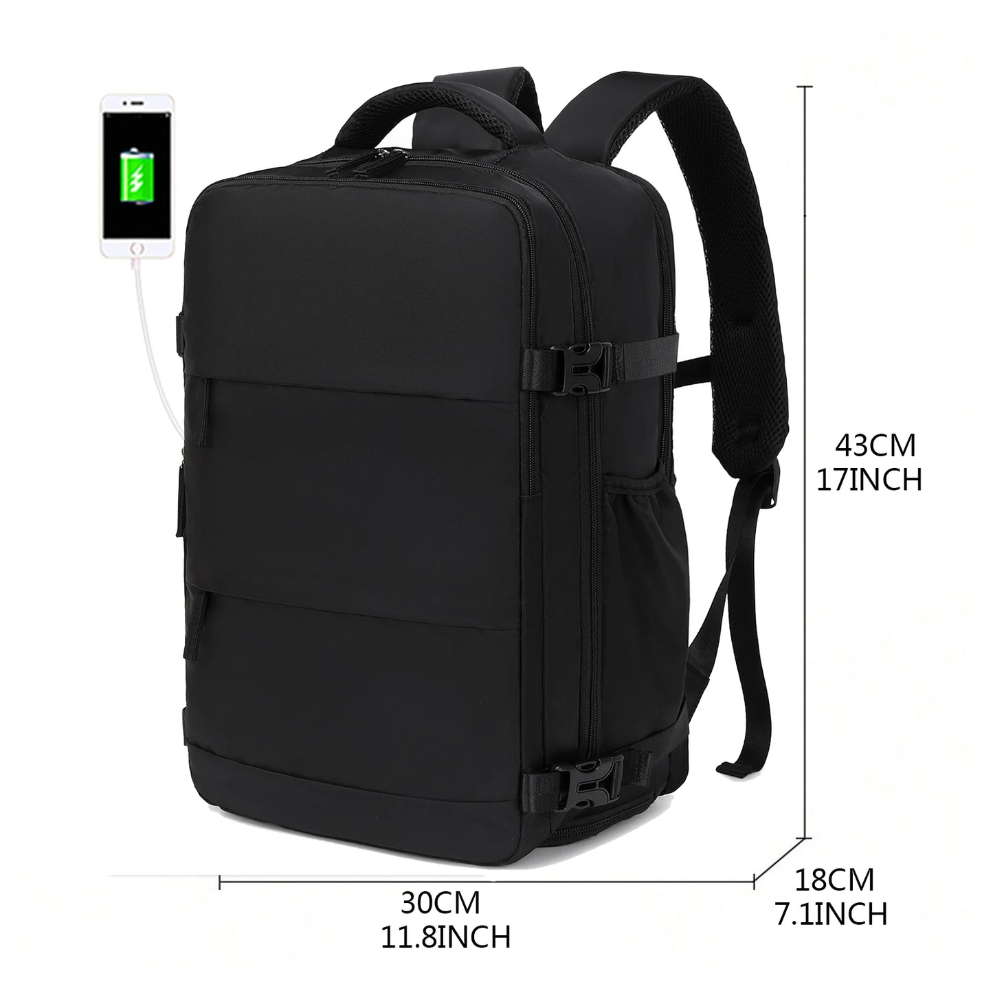 Unisex Multifunctional Travel Waterproof  Airline Approved Backpack