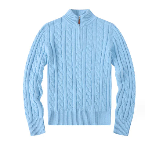 Mens Casual Turtleneck Pullover Sweater