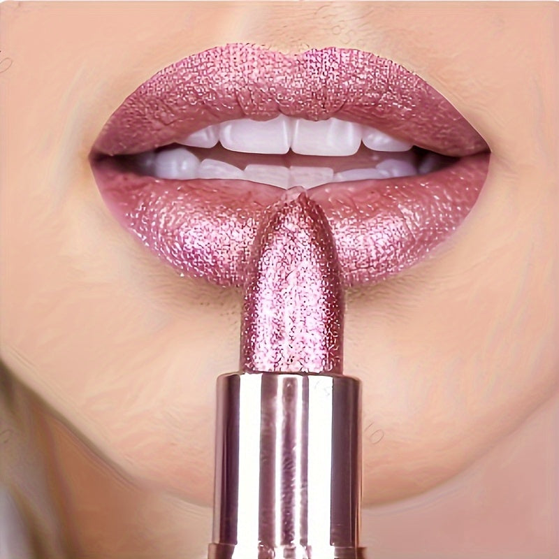 Durable Shine Finish Waterproof Rose Smoke Glossy Velvet Lipstick