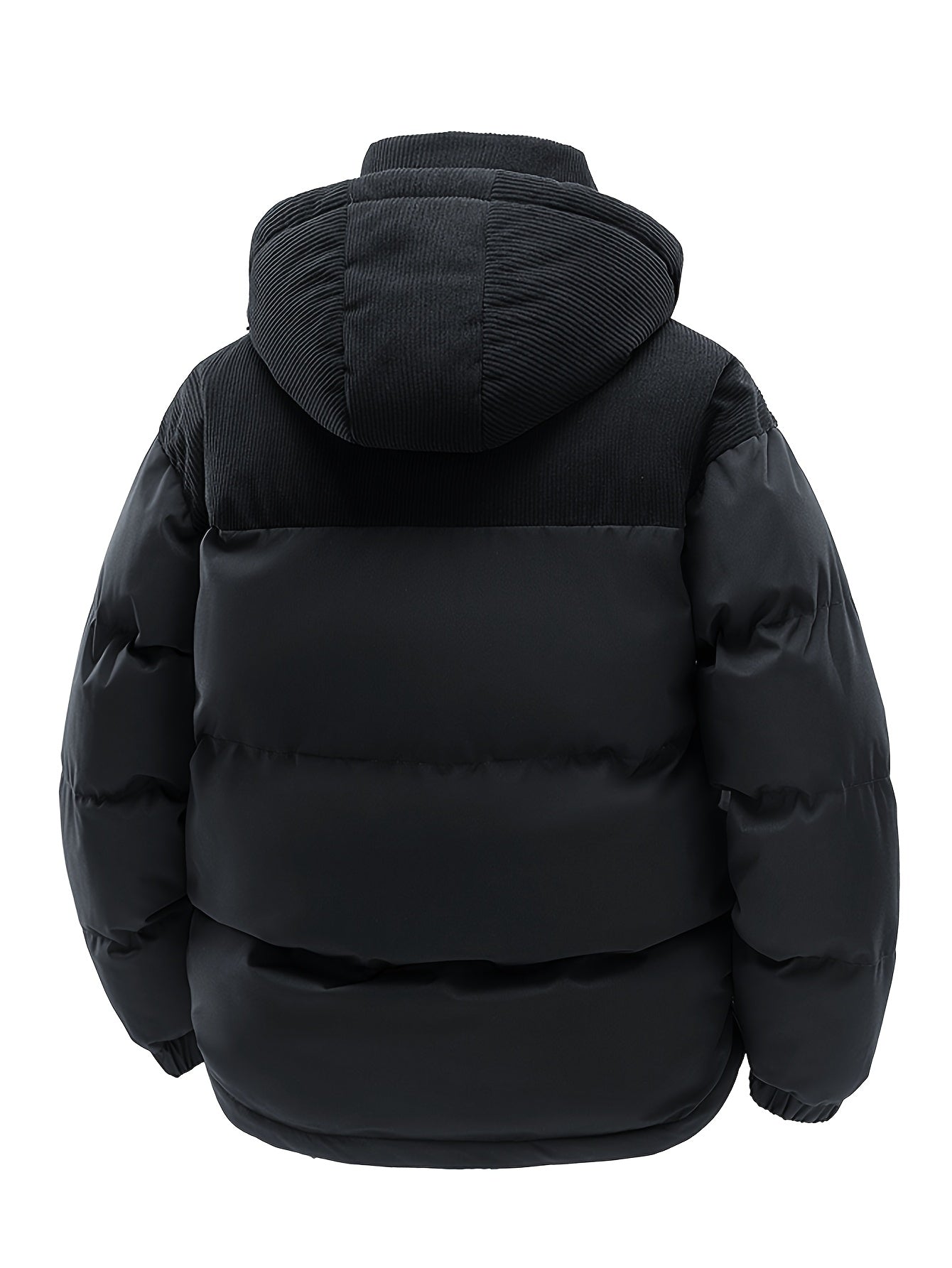 Mens Winter Hooded Thickened Warm Outdoor Jacket
