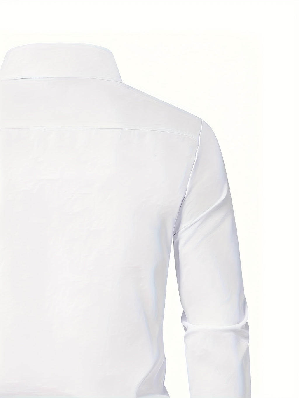 Mens Formal Classic Style Pointed Collar Button-Up Front Regular Fit Shirt